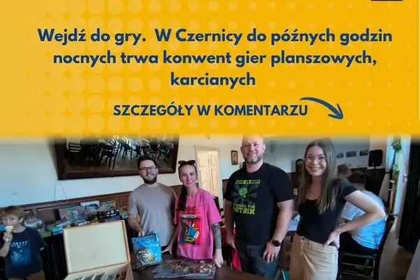 Czernitzkon 2026 w Czernicy: ósma edycja konwentu gier trwa do białego rana