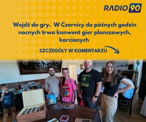 Czernitzkon 2026 w Czernicy: ósma edycja konwentu gier trwa do białego rana