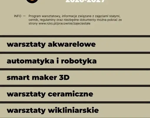 Ślężański Ośrodek Kultury ogłasza nabór na zajęcia stałe w sezonie 2026/2027