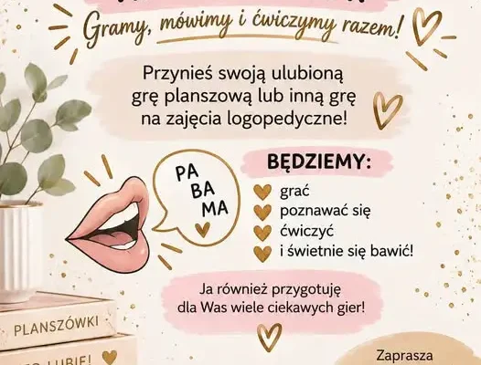 Tydzień gier na zajęciach logopedycznych – „Wyturlaj piękne słowa”