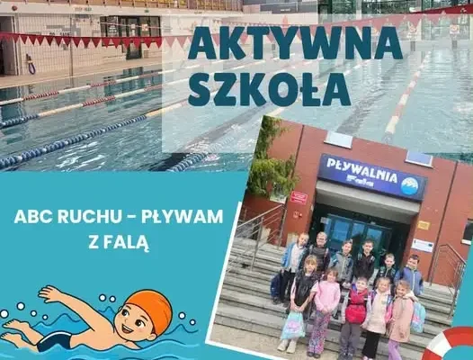 Uczniowie szkoły po raz drugi w projekcie „ABC Ruchu – Pływam z Falą”