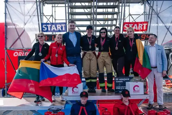 Cztery złote medale dolnośląskiej strażaczki na Mistrzostwach Polski Firefighter Challenge