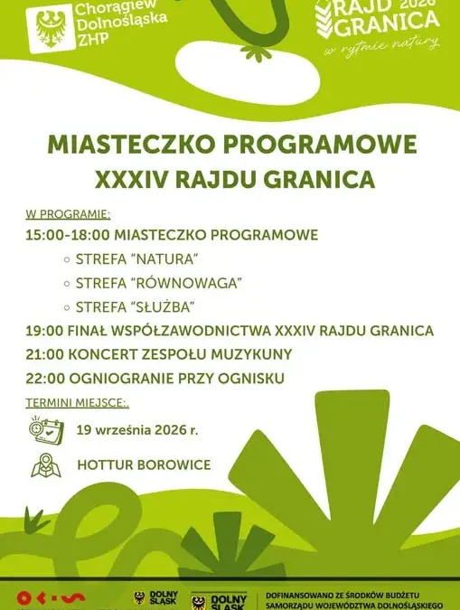 Muzykuna zagra na XXXIV Rajdzie Granica w Borowicach