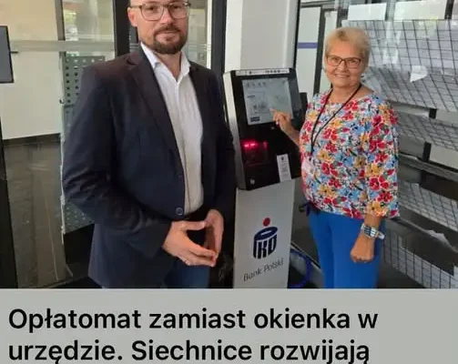 Opłatomat w Urzędzie Miejskim w Siechnicach – nowe udogodnienie dla mieszkańców