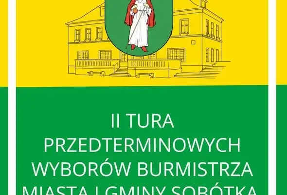 II tura przedterminowych wyborów Burmistrza Sobótki już 20 września