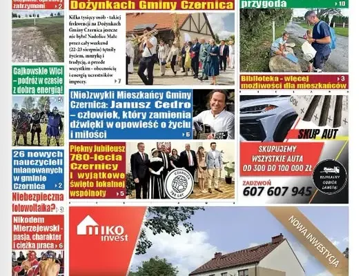 Wakacyjny Express Gminy Czernica – podsumowanie najważniejszych inwestycji i wydarzeń