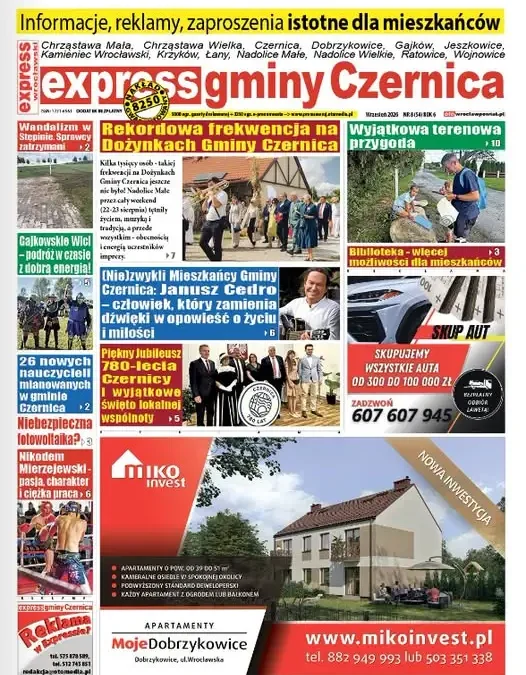 Wakacyjny Express Gminy Czernica – podsumowanie najważniejszych inwestycji i wydarzeń