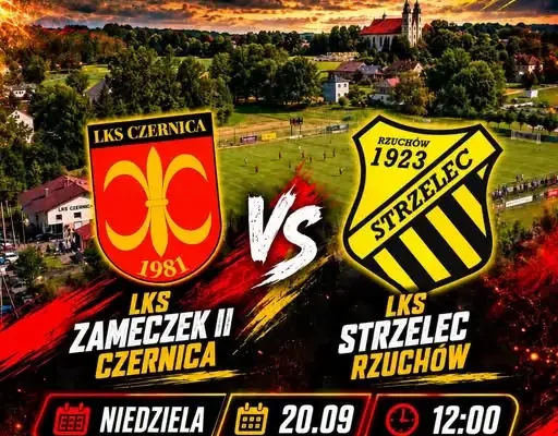 Rezerwy Zameczka Czernica zagrają w niedzielę ze Strzelcem Rzuchów