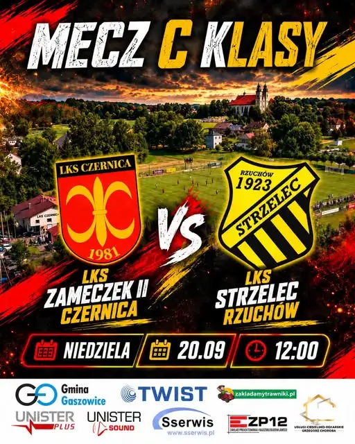 Rezerwy Zameczka Czernica zagrają w niedzielę ze Strzelcem Rzuchów
