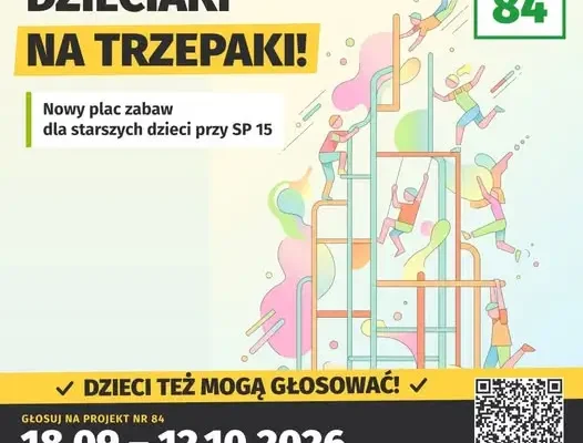 WBO 2026: Projekt nr 84 „Dzieciaki na trzepaki!” – nowy plac zabaw przy SP nr 15 we Wrocławiu