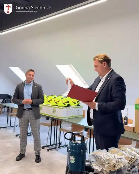 Nowy sprzęt dla strażaków OSP z gminy Siechnice