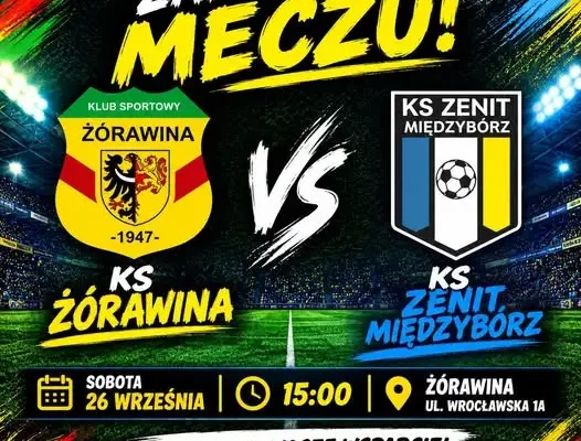 KS Żórawina kontra Zenit Międzybórz – sobotni mecz o punkty