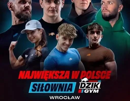 DZIK GYM otwiera największą siłownię w Polsce – wielkie otwarcie we Wrocławiu