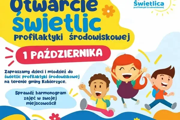 Świetlice profilaktyki środowiskowej w gminie Kobierzyce startują 1 października 2026