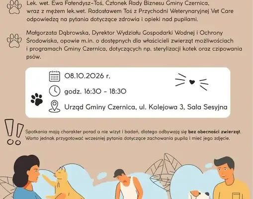 Bezpłatne porady weterynaryjne w Gminie Czernica – III edycja dyżurów