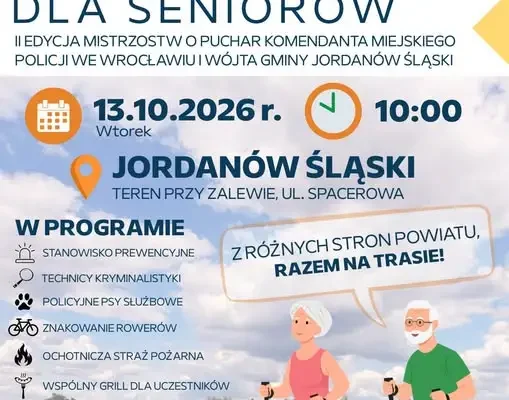 II Mistrzostwa Seniorów o Puchar Komendanta Policji i Wójta Gminy Jordanów Śląski