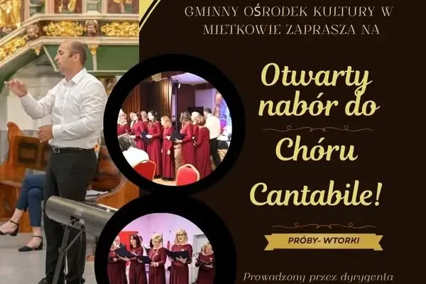 Chór Cantabile z Mietkowa ogłasza otwarty nabór – dołącz do muzycznej wspólnoty