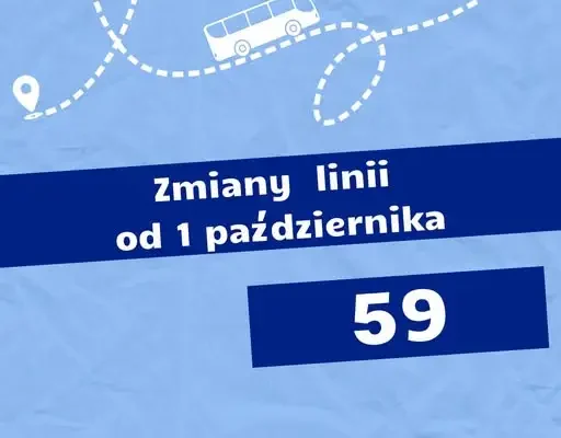 Linia 59 w gminie Siechnice – nowy rozkład jazdy od 1 października