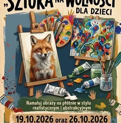 Sztuka na Wolności – październikowe warsztaty plastyczne dla dzieci w Czernicy