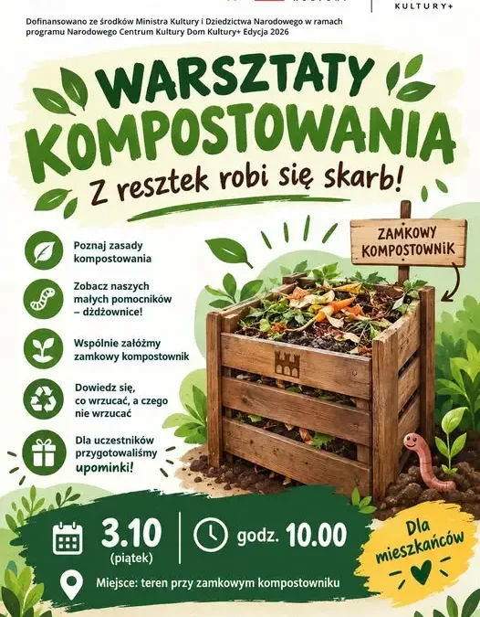 Warsztaty kompostowania w Czernicy – już w sobotę 3 października
