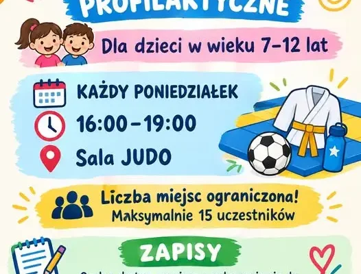 Zajęcia profilaktyczne dla dzieci w Jordanowie Śląskim – zapisy do 5 października
