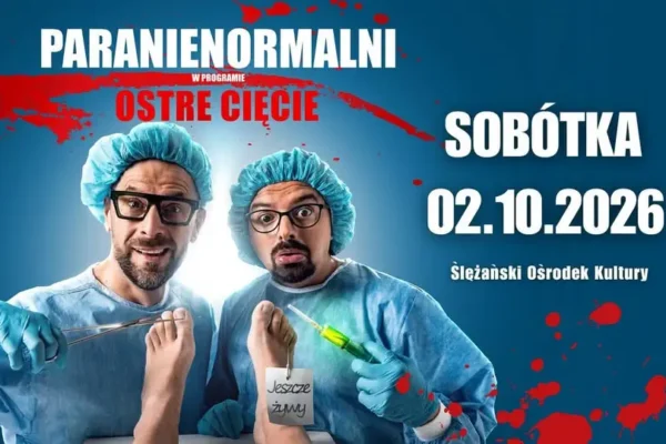 Kabaret Paranienormalni z programem „Ostre Cięcie” w Sobótce – już dziś!