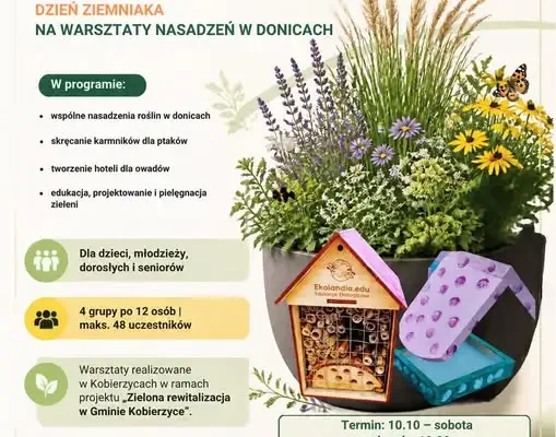Zielona rewitalizacja w Kobierzycach: warsztaty ogrodnicze dla mieszkańców