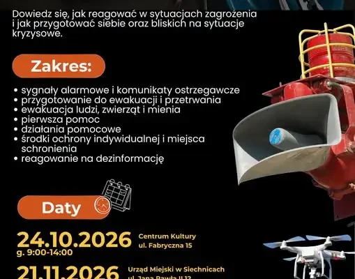 Szkolenie z ochrony ludności i obrony cywilnej dla mieszkańców Gminy Siechnice