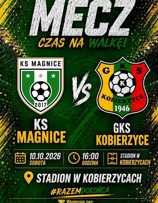 Derby A-klasy w Kobierzycach – KS Magnice rywalem gospodarzy