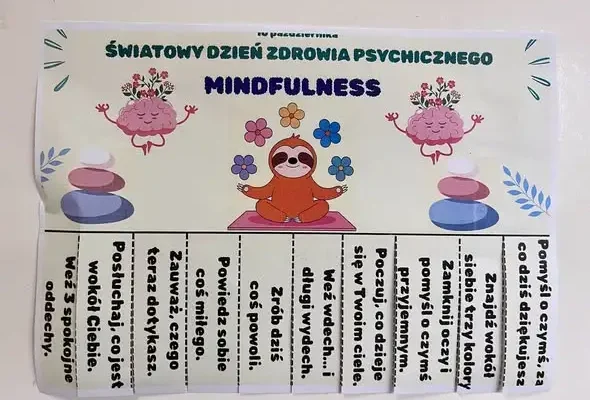 Dzień Zdrowia Psychicznego w szkole. Na korytarzach pojawiły się gry i afirmacje