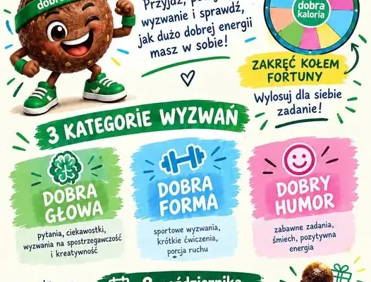 Dobra Kaloria Challenge w SP 12 we Wrocławiu – koło fortuny i dobre nagrody