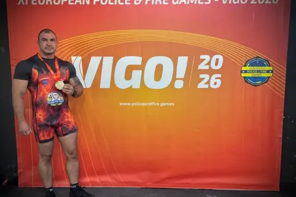 Złoty medal dla strażaka z Złotoryi na European Police & Fire Games 2026
