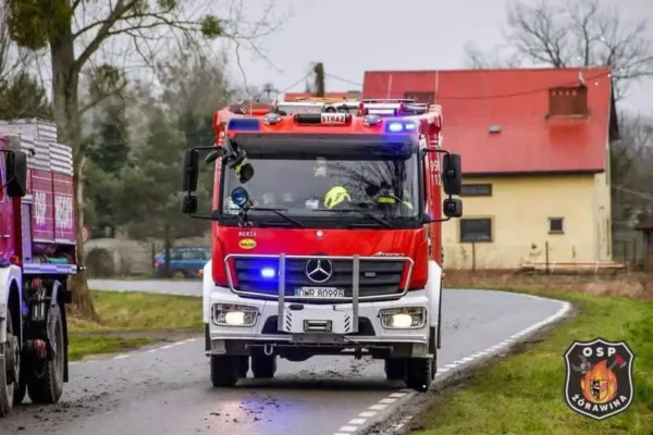 Pożar w kotłowni w Jaksonowie – interweniowały OSP Żórawina i OSP Węgry