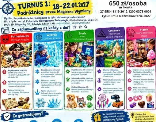 Półkolonia technologiczna w Mietkowie – warsztaty 3D dla dzieci