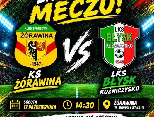 KS Żórawina walczy o czwarte zwycięstwo z rzędu. W sobotę podejmie Błysk Kuźniczysko