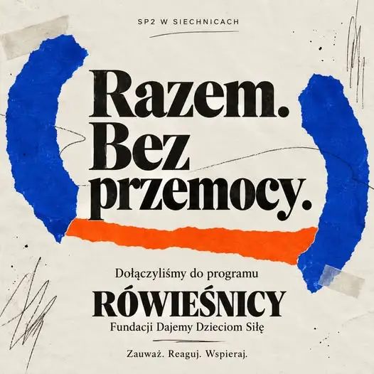 Szkoła Podstawowa nr 2 w Siechnicach wdraża program „Rówieśnicy” przeciw przemocy