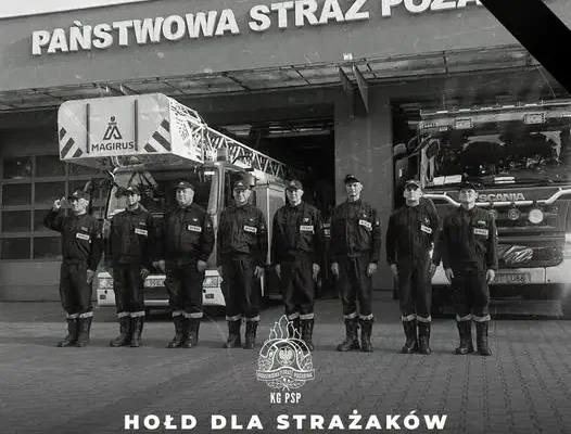 Hołd dla strażaków z Niska: sygnały świetlno-dźwiękowe w całym kraju