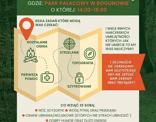 Harcerska gra terenowa „Śladami Wywiadu AK” w Bogunowie – już dziś!