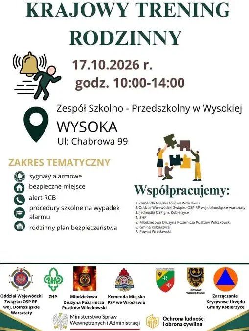 Krajowy Trening Rodzinny w Wysokiej – już 17 października