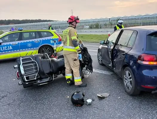 Wypadek na DK94 w Siechnicach – ruch już przywrócony
