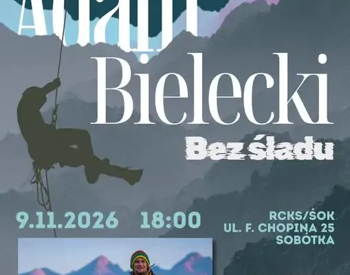Adam Bielecki w Sobótce – nowy termin spotkania 9 listopada