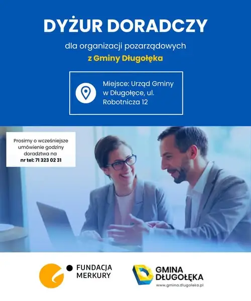 Dyżur doradczy dla NGO z gminy Długołęka – 28 października