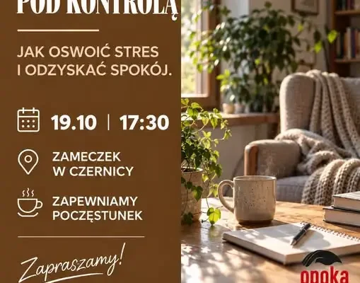 Kawiarenka dobrych relacji – spotkanie o stresie w Czernicy