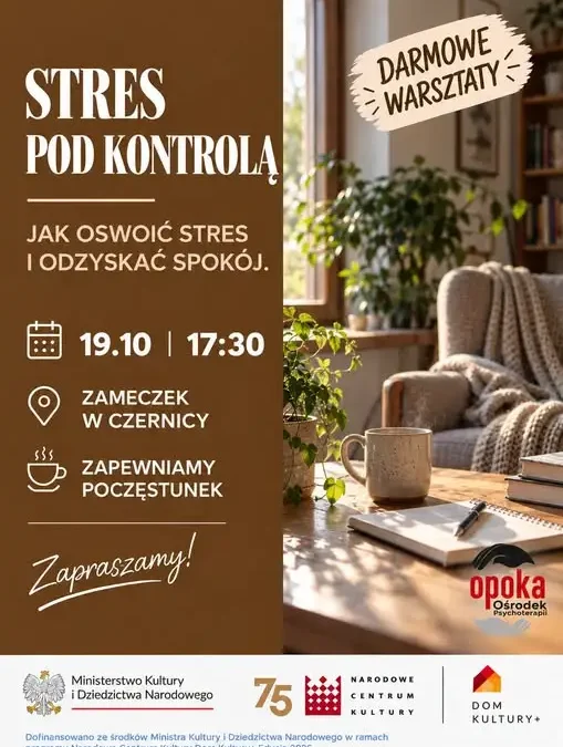 Kawiarenka dobrych relacji – spotkanie o stresie w Czernicy