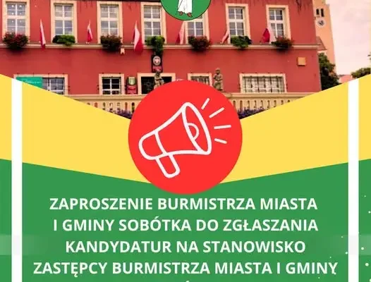 Sobótka szuka zastępcy burmistrza – nabór kandydatur trwa