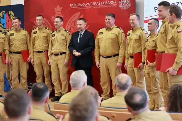 Strażacy z Dolnego Śląska nagrodzeni za misję GFFF Poland w Hiszpanii