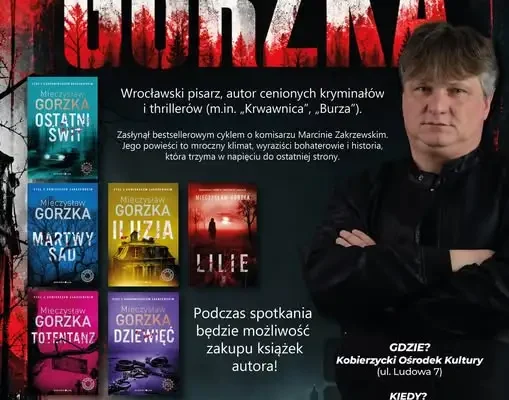 Mieczysław Gorzka spotka się z czytelnikami w Kobierzycach