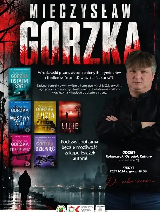Mieczysław Gorzka spotka się z czytelnikami w Kobierzycach