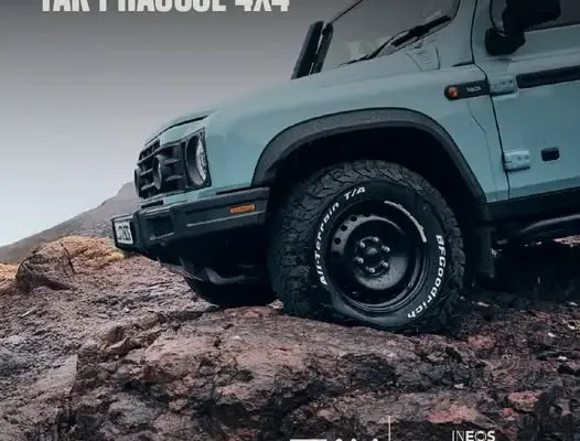 Opona w off-roadzie pracuje z terenem – jazda testowa INEOS Grenadier
