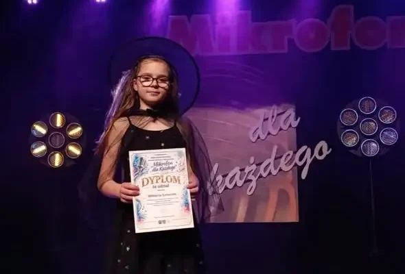 Wiktoria Szewczak wyróżniona na IX Ogólnopolskim Wolsztyńskim Festiwalu Piosenki
